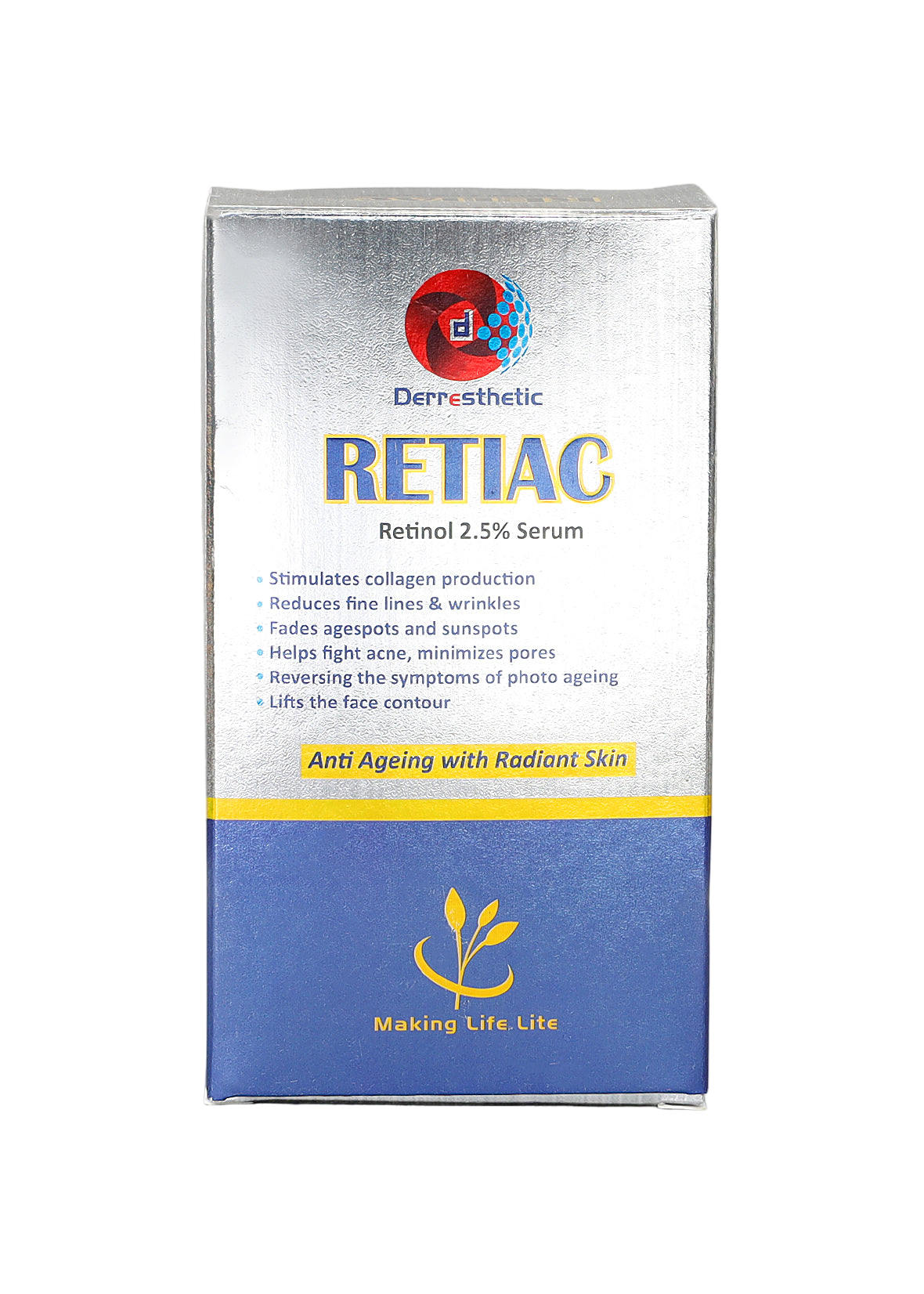RETIAC S Retinol Serum 2.5% (Transparent Fluid For Dry Skin)
